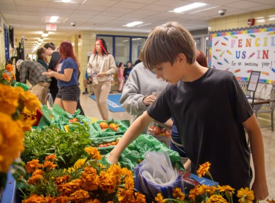 Riley Kid Garden Blooms Through Student and Community Efforts